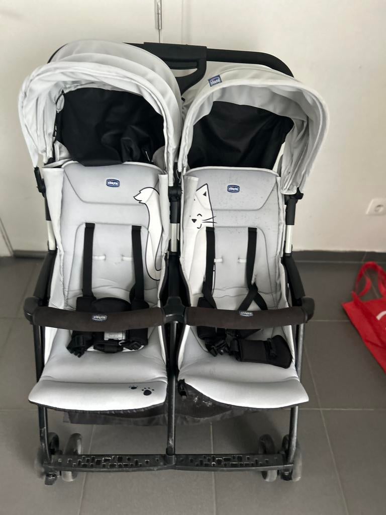 Tweelings buggy, Ophalen of Verzenden, Gebruikt