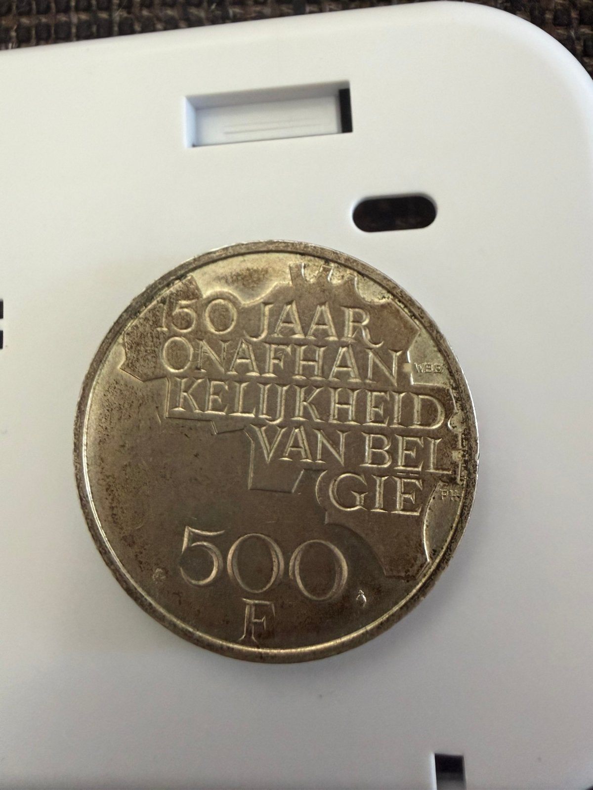 500 Frank 1980 – 150 jaar Onafhankelijkheid, Ophalen, Zilver