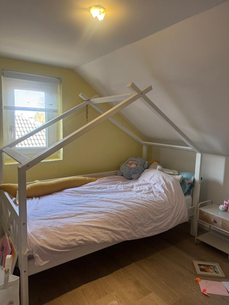 Bedhuisje 90x200, Huis en Inrichting, Slaapkamer | Bedden, Ophalen, Gebruikt, 90 cm, Eenpersoons
