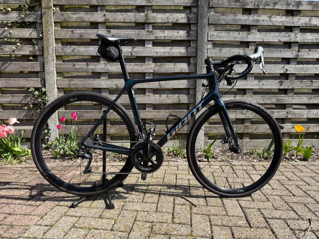 Giant TCR adv pro 2 racefiets maat L, Giant, Enlèvement, Frein à disque, 53 à 57 cm