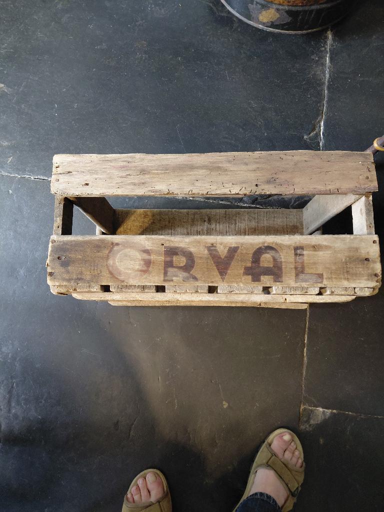 Bac en bois orval 1967, Collections, Enlèvement, Utilisé, Autres types