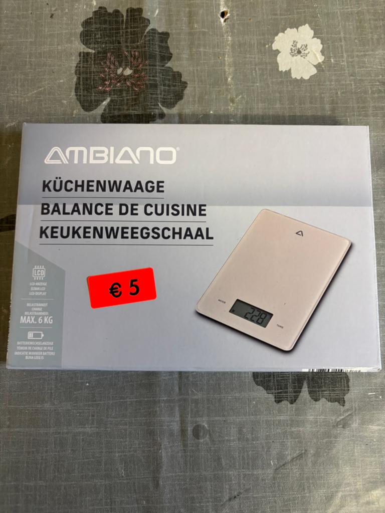 Keukenweegschaal, Elektronische apparatuur, Weegschalen, Ophalen, Nieuw, Keukenweegschaal