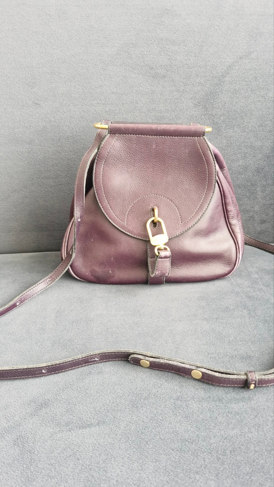 sac delvaux cerceau en bonne état eddition limitée, Bijoux, Sacs & Beauté, Enlèvement ou Envoi, Violet