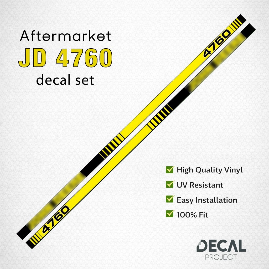 Autocollants de rechange John Deere 4760 - 4960, Envoi