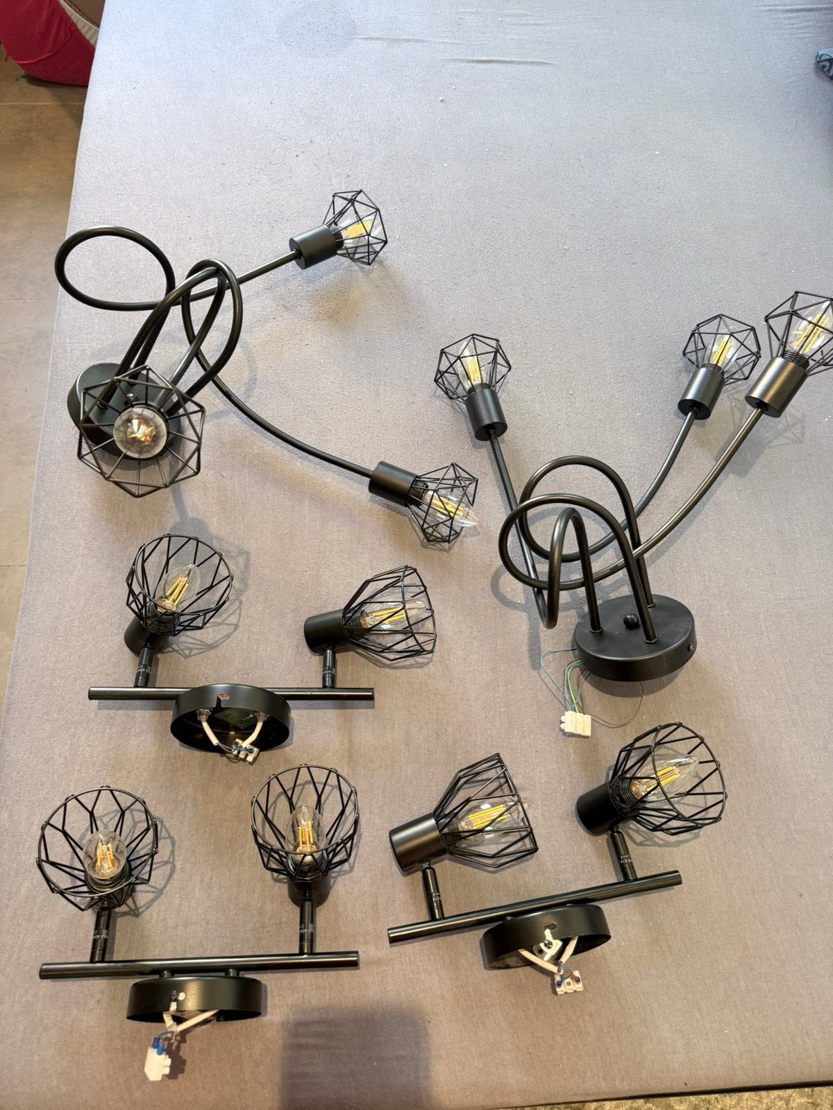 Moderne Lamp Moderne 3 Kop Plafondlamp, Ophalen, Zo goed als nieuw