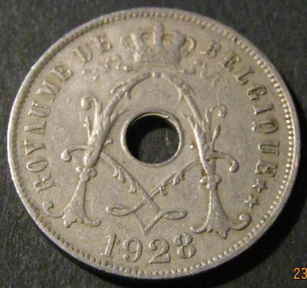 25 centimen 1928 - français - Albert Ier, Timbres & Monnaies, Enlèvement ou Envoi, Autre, Monnaie en vrac