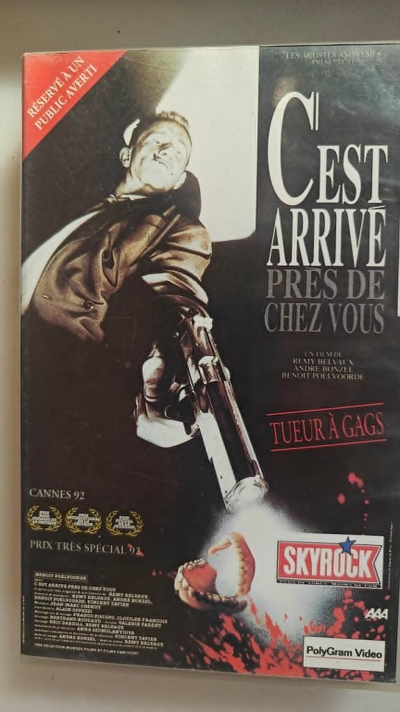 K7 VHS C'est arrivé près de chez vous, Enlèvement ou Envoi, Utilisé, Film, Autres types