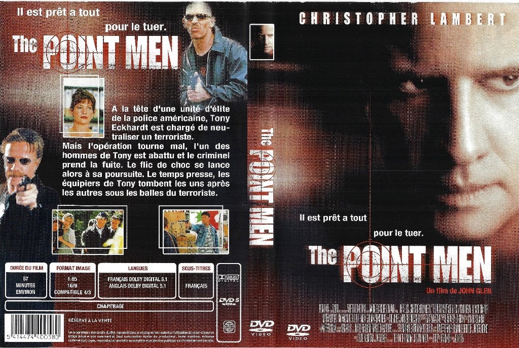 Le DVD The Point Men de John Glen, Ophalen of Verzenden, Engels, Actie, Frans