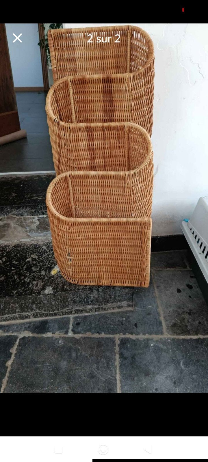 Étagère en rotin, Maison & Meubles, Enlèvement