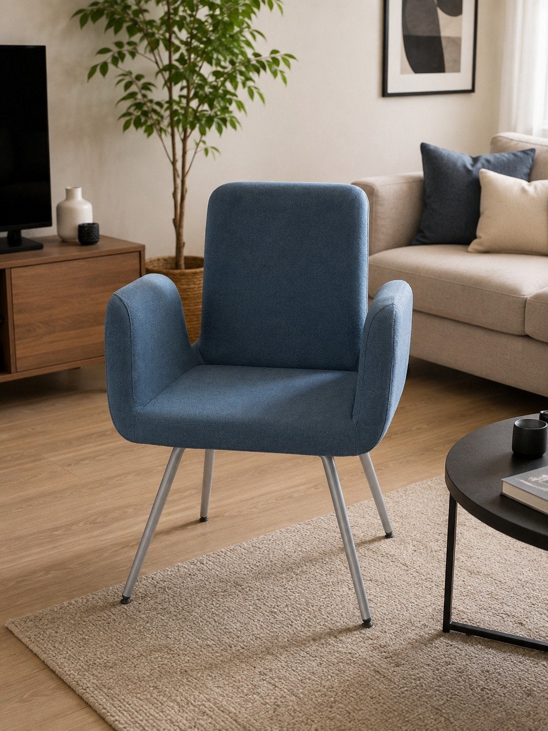 chaise souple bleue, Enlèvement ou Envoi