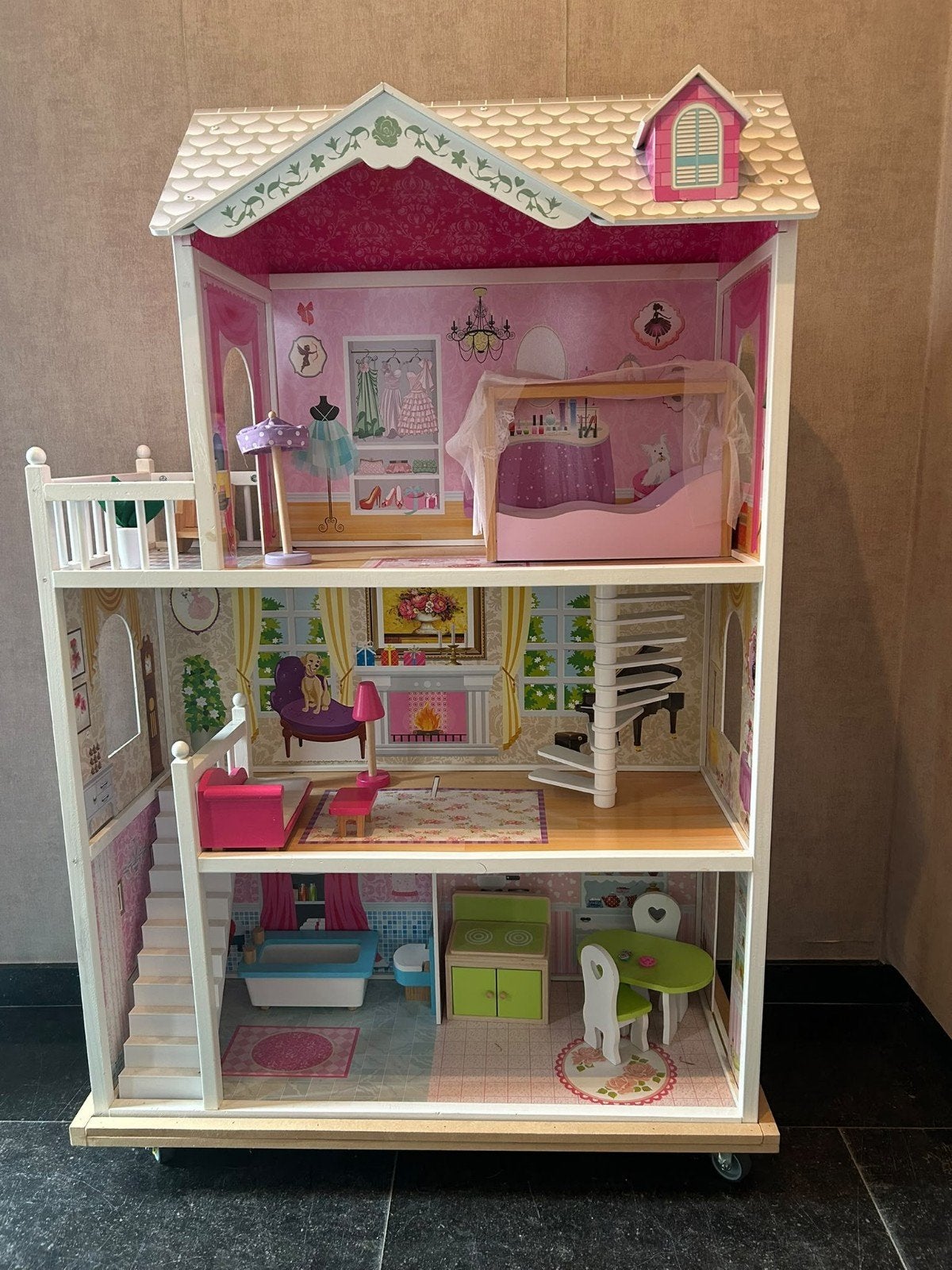 poppenhuis  barbiehuis   barbie, Ophalen, Gebruikt, Poppenhuis