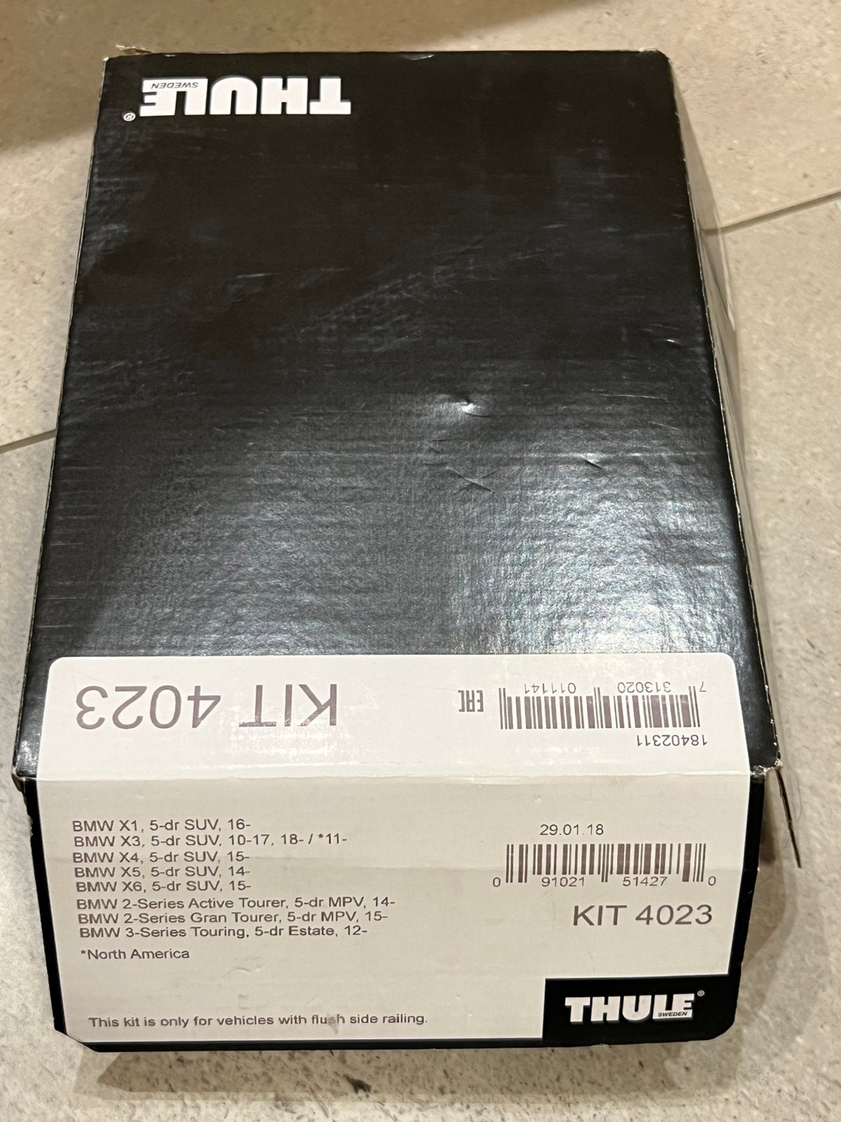 Thule KIT 4023, Autos : Divers, Enlèvement