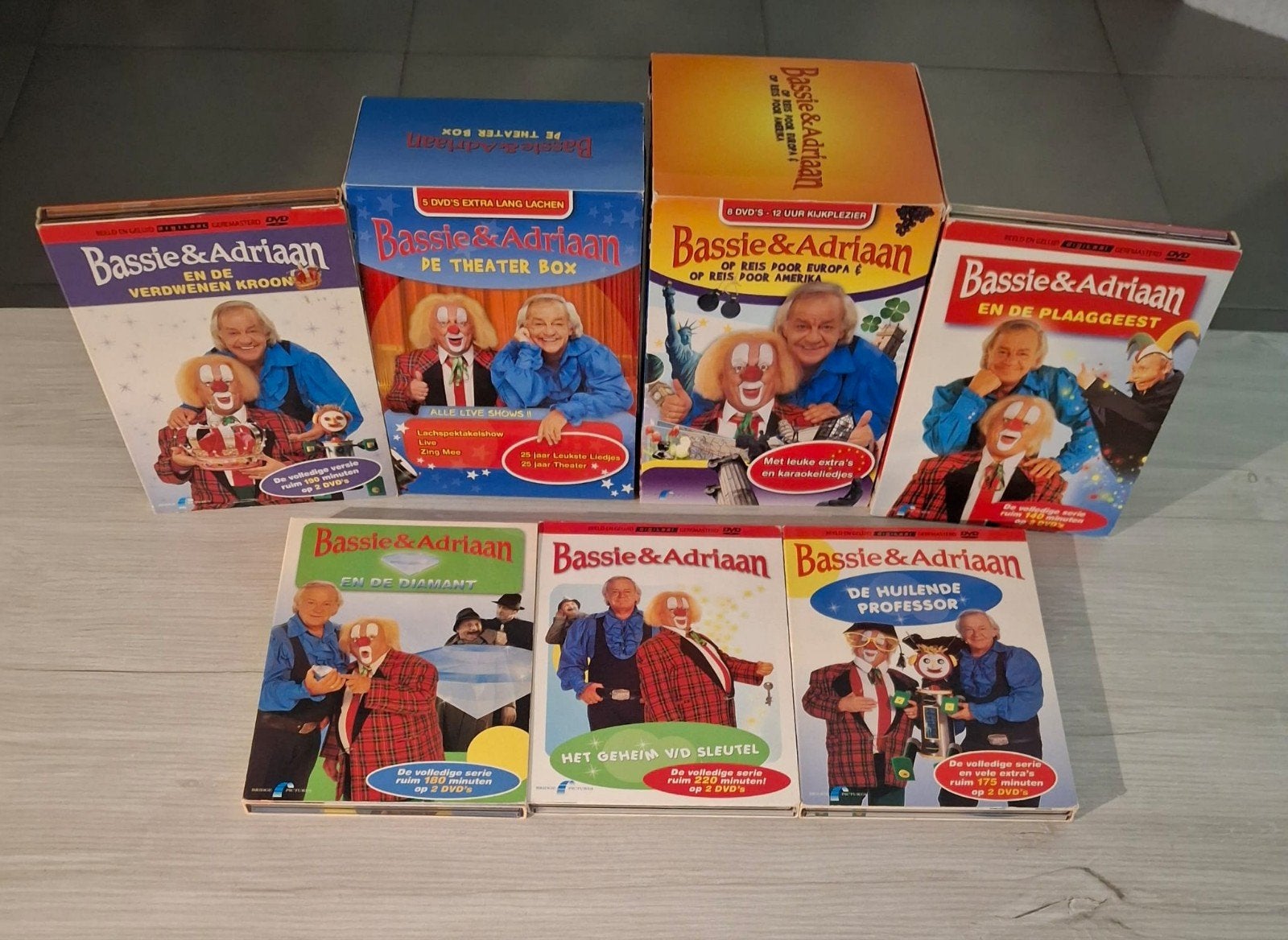 Bassie en adriaan collectie, Cd's en Dvd's, Dvd's | Tv en Series, Ophalen of Verzenden