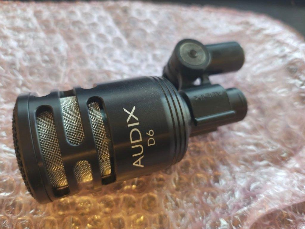 Audix D6, Musique & Instruments, Microphones, Enlèvement ou Envoi, Comme neuf, Micro pour instrument