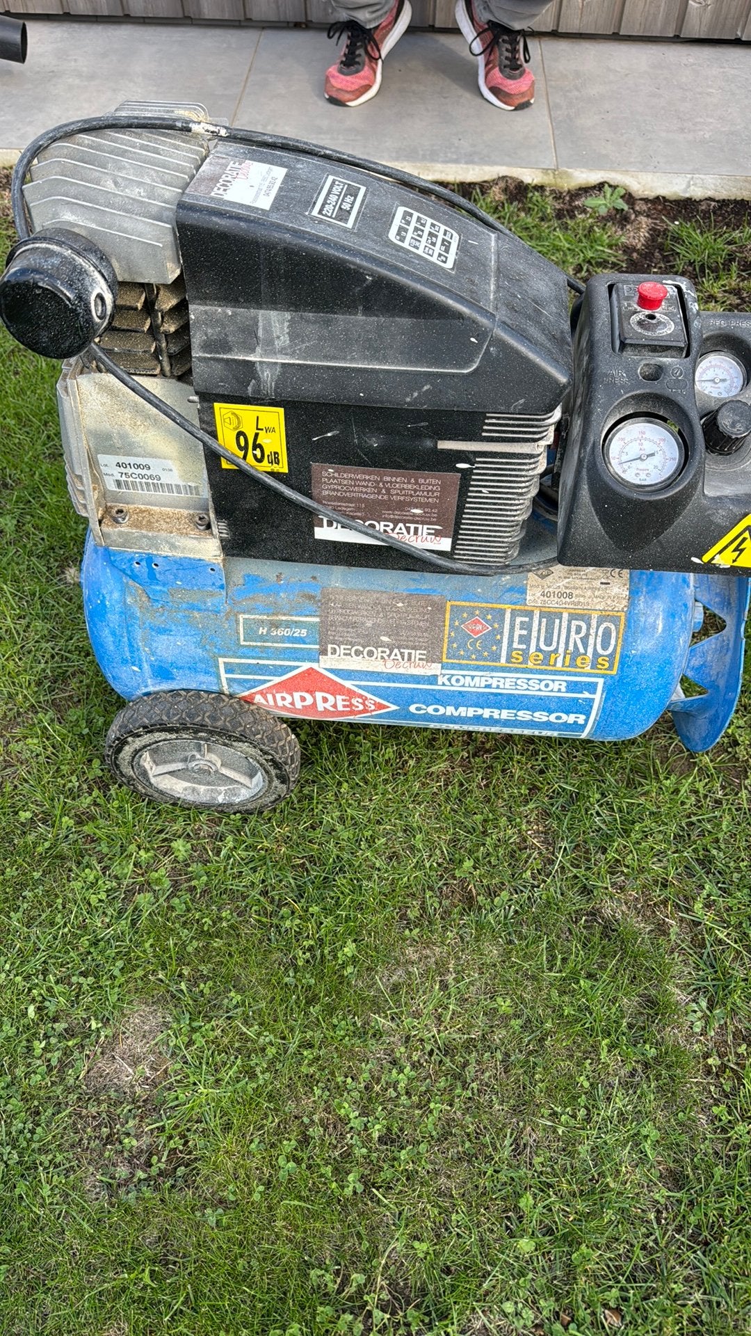 Airpress compressor h360/25, Doe-het-zelf en Bouw, Ophalen, Gebruikt