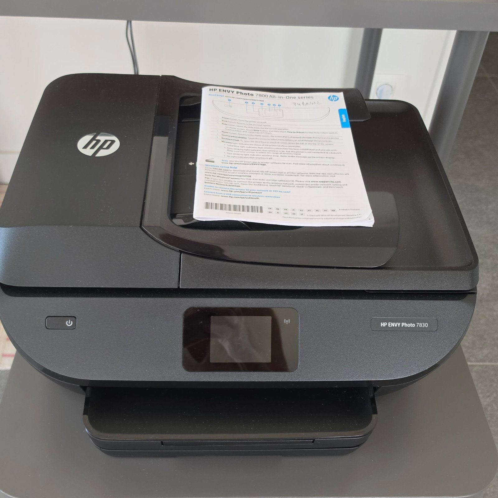 Fotoprinter HP, Ophalen, Fotoprinter