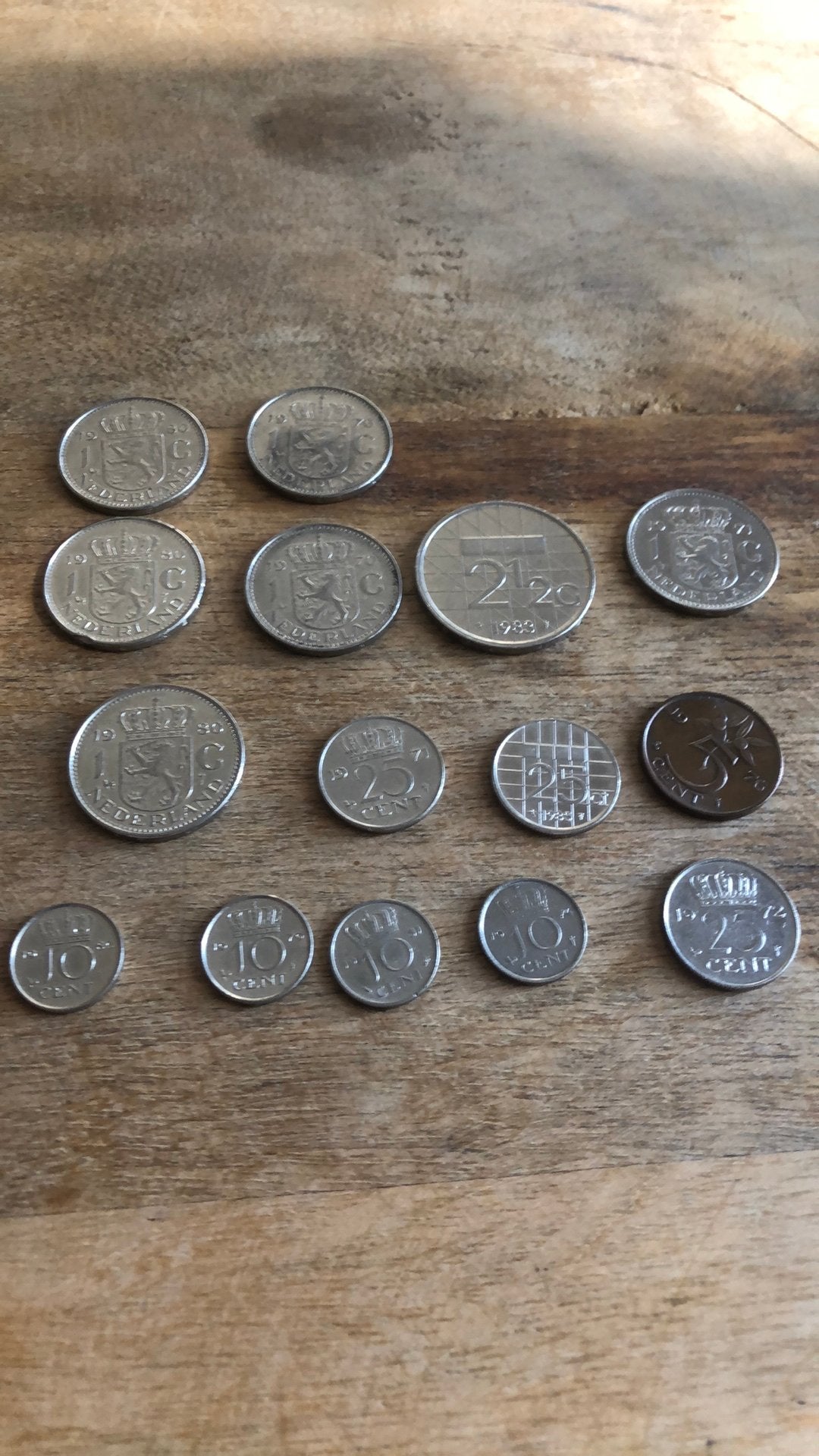 Anciennes pièces de monnaie hollandaises, Enlèvement ou Envoi, Monnaie