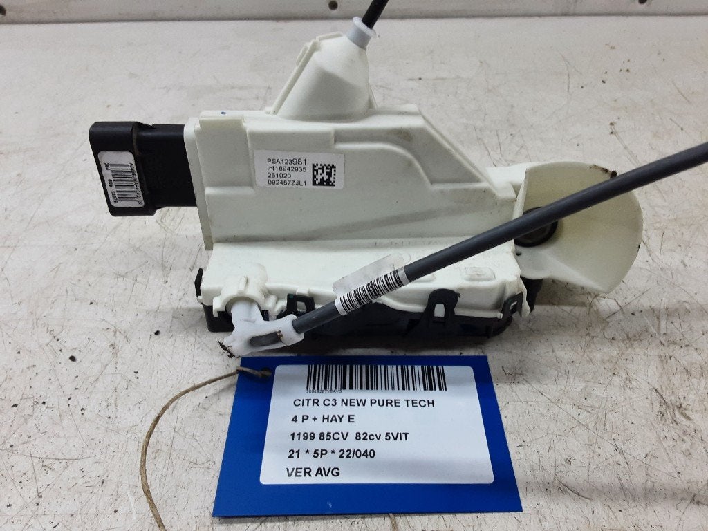 PORTIERSLOT LINKS VOOR Citroën C3 (SX / SW) (123981), Gebruikt, Voor, Citroën