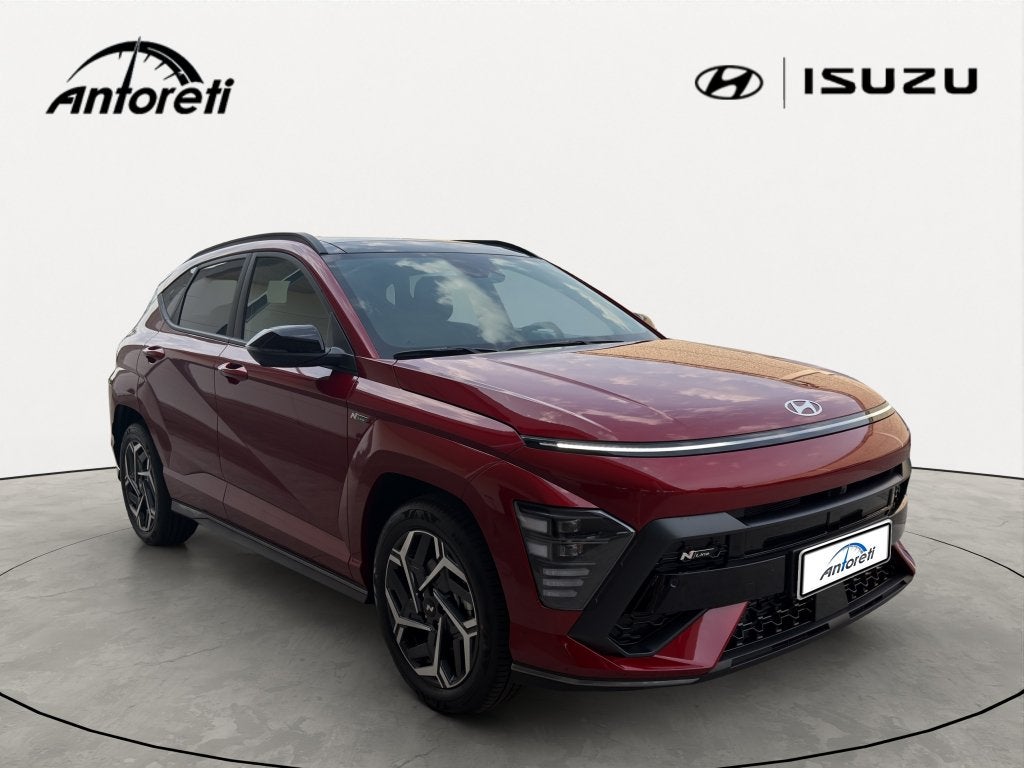 Hyundai Kona Kona 1.6 T-GDi Shine N-Line Sensation DCT, Autos, Rouge, Cuir et Alcantara, Achat, Euro 6