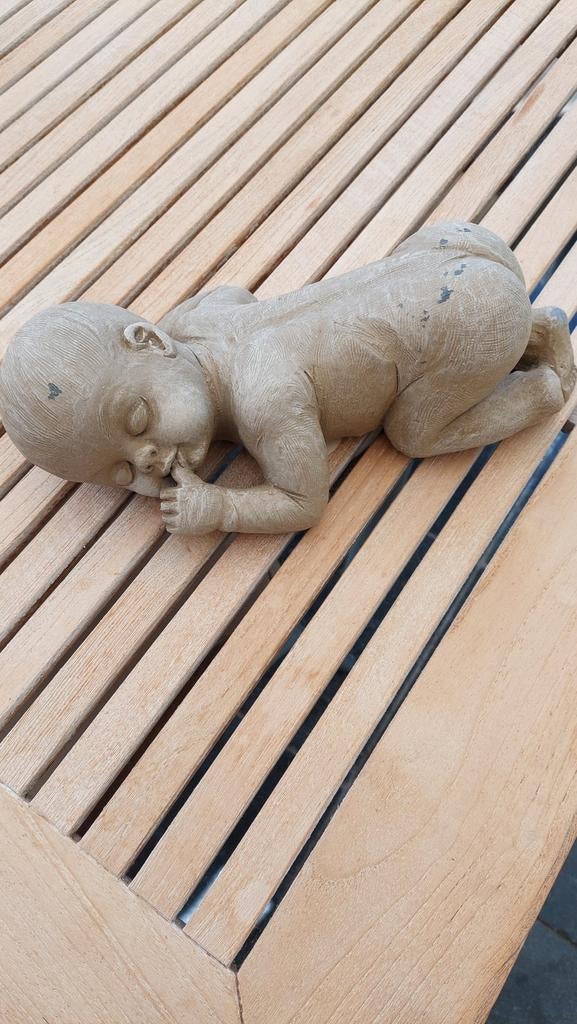 Beeldje slapend kindje, Antiek en Kunst, Ophalen