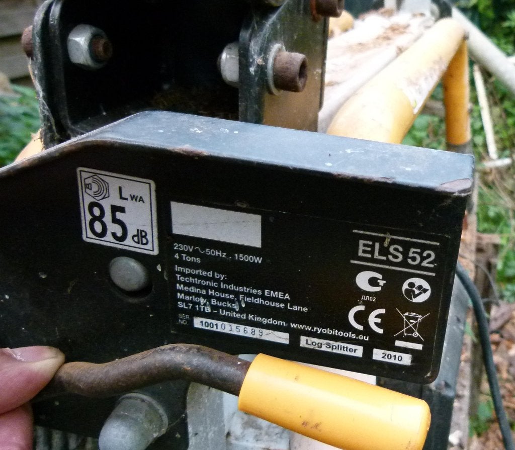fendeuse de buches RYOBI, Enlèvement, Utilisé, Électrique, Riobi