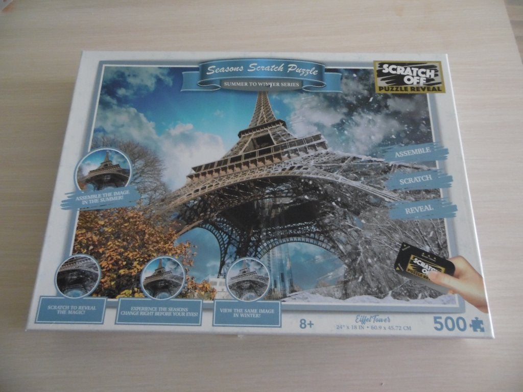 EFFEIL TOWER PUZZEL 500 STUKJES, Hobby en Vrije tijd, Denksport en Puzzels, Zo goed als nieuw, Legpuzzel, 500 t/m 1500 stukjes