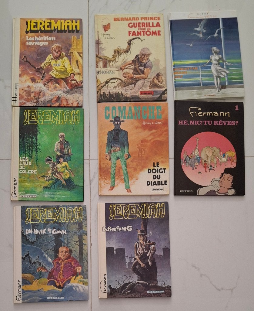 Collection Hermann Jeremiah bernard prince nick comanche, Livres, BD, Plusieurs BD, Enlèvement ou Envoi, Comme neuf, Hermann.