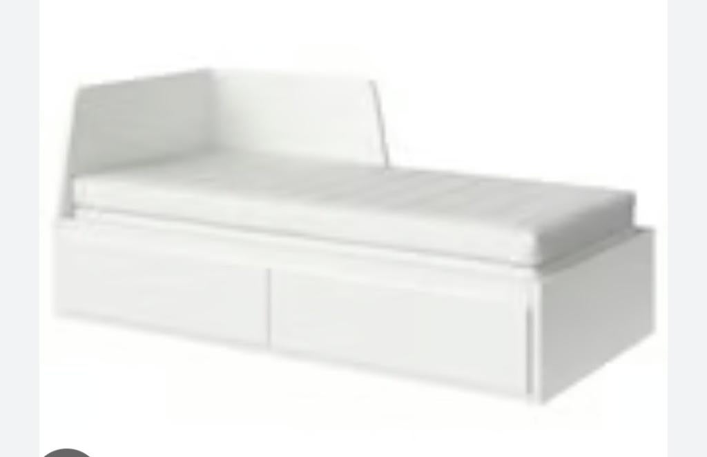 Canapé en journée, Enlèvement, Utilisé, 200 cm, Blanc