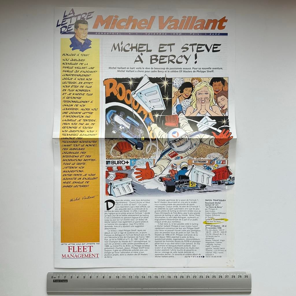 Graton : Michel Vaillant - La lettre de M. Vaillant n1, Verzamelen, Verzenden, Overige figuren, Nieuw, Boek of Spel