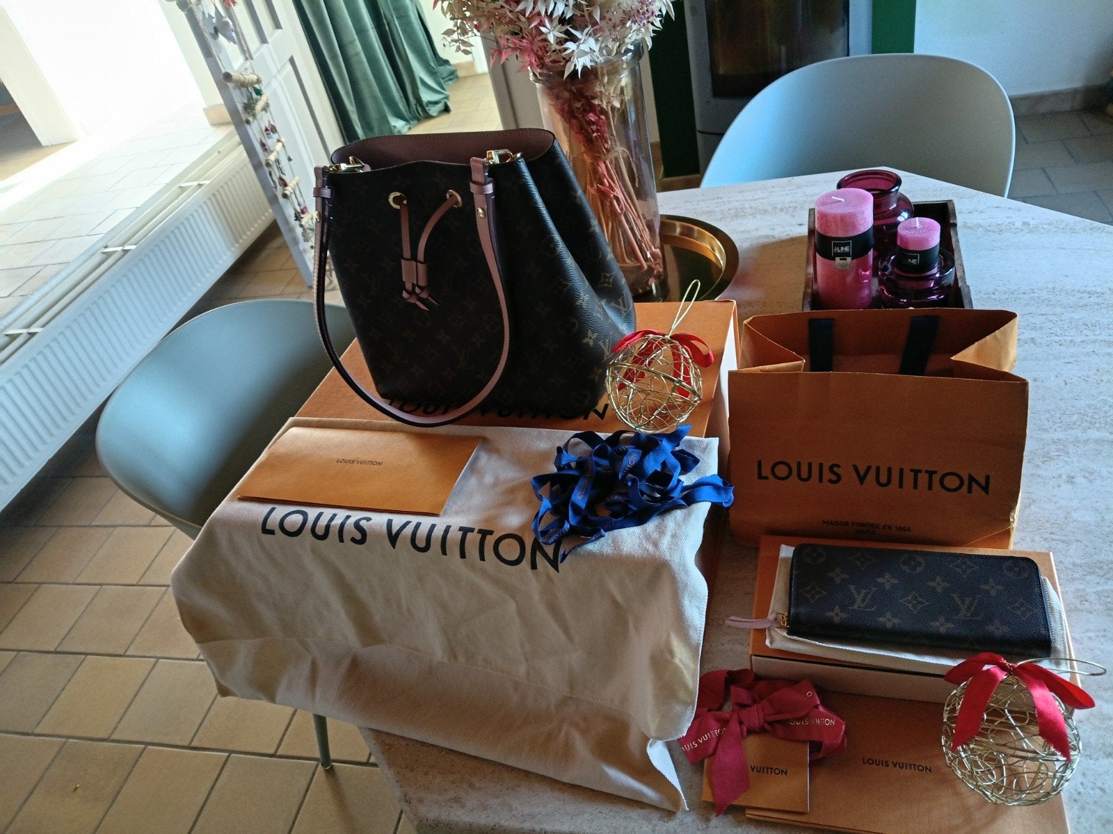 Ensemble Louis Vuitton Neonoé + Portefeuille Neuf, Enlèvement ou Envoi