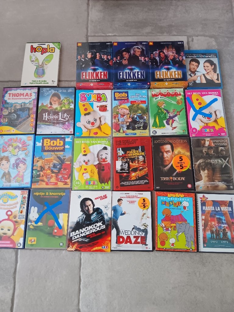 dvd's, Ophalen, Zo goed als nieuw