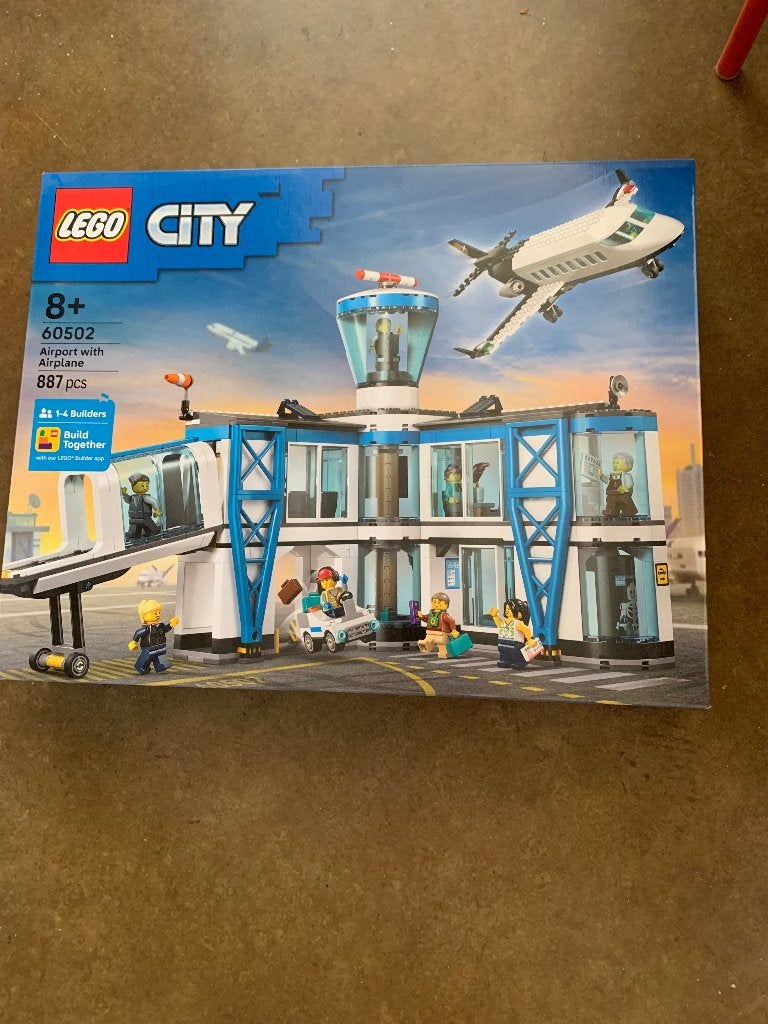Lego City luchthaven met vliegtuig, Ophalen, City, Lego, Nieuw