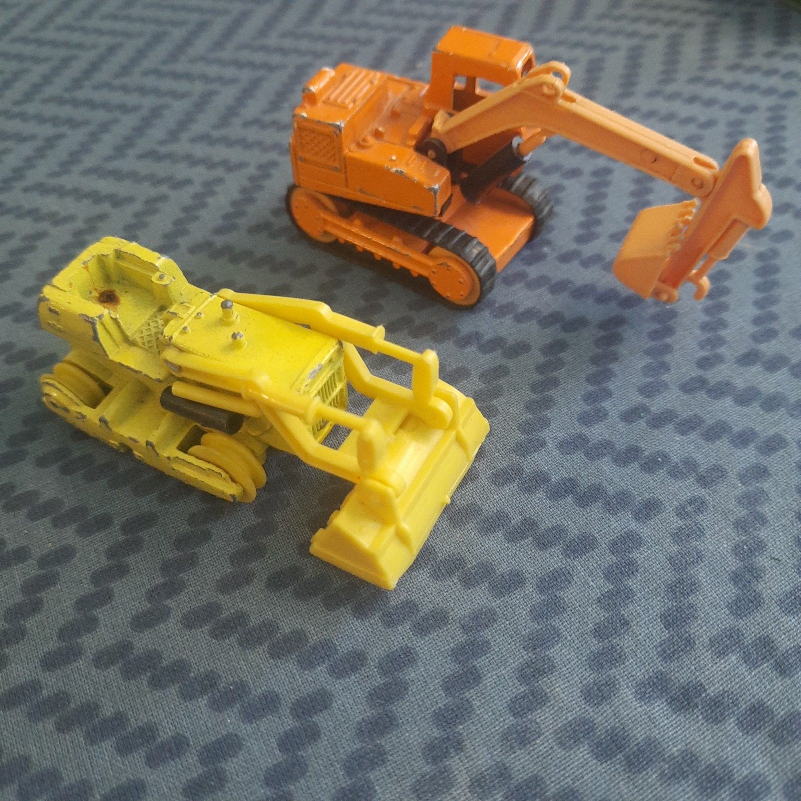 ZYLMEX* 2 VINTAGE CONSTRUCTIE-VOERTUIGEN* OP TE KNAPPEN *, Ophalen, Gebruikt, Overige typen, Overige merken