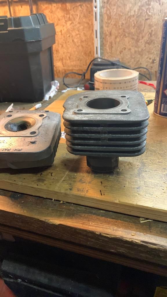 standaard 50 cc cilinder voir peugeot verticaal, Ophalen, Gebruikt, Blok