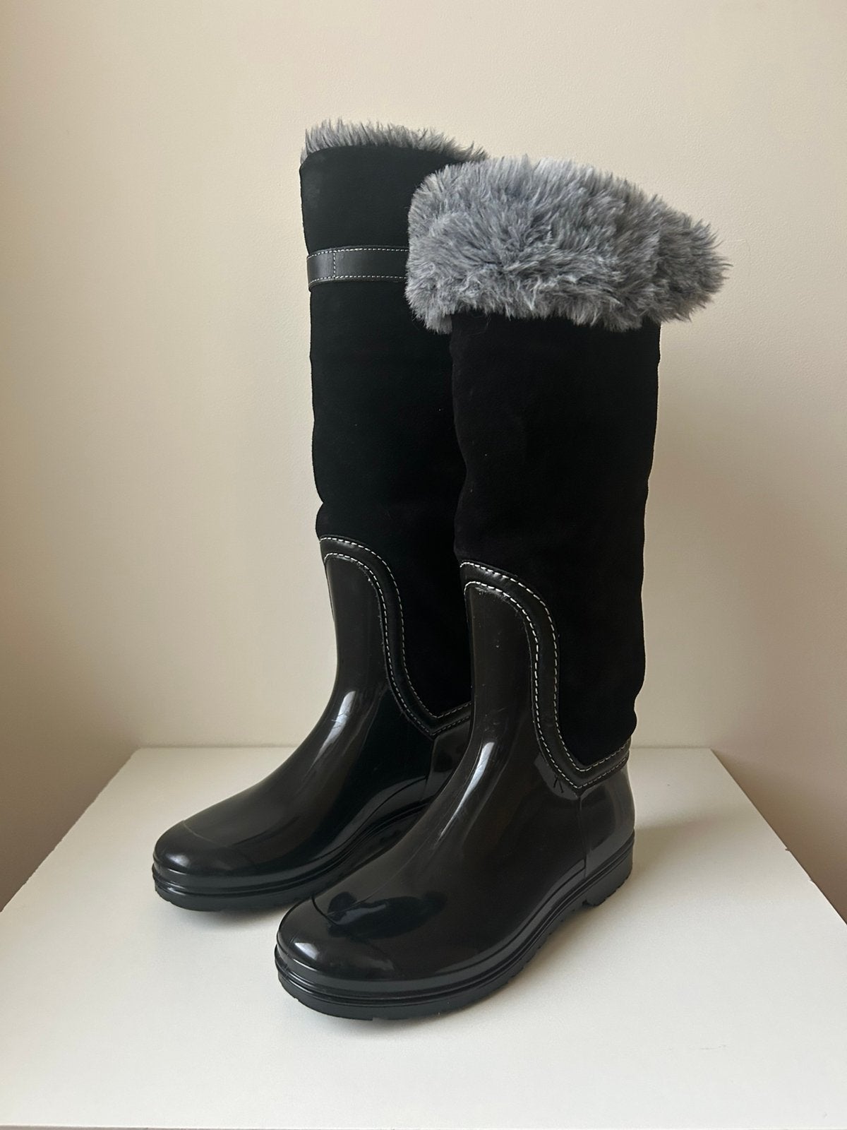 Zwarte laarzen Nero Giardini maat 38,5, Kleding | Dames, Ophalen of Verzenden, Zo goed als nieuw, Zwart, Hoge laarzen