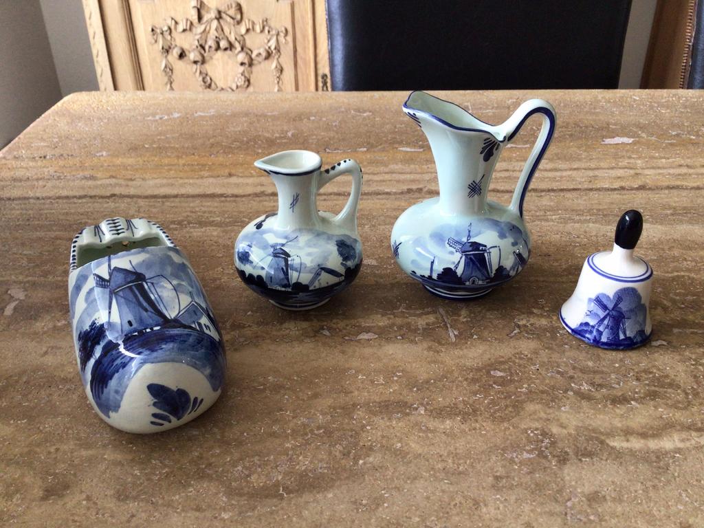 4 stuks delfts holland, Ophalen