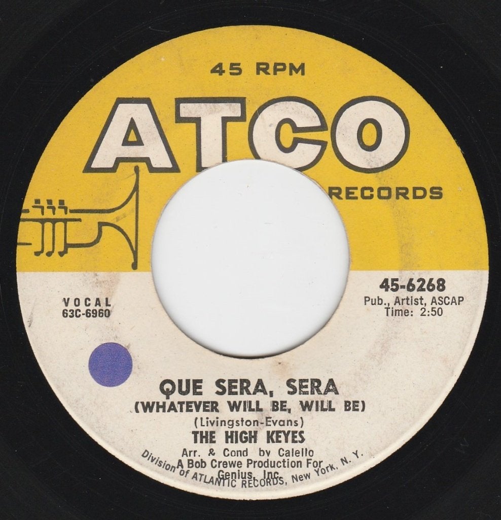 The Hight Keyes/Que Sera, Sera, Sera* Oldies Soul*, Gebruikt, 7 inch, Soul, Overige typen