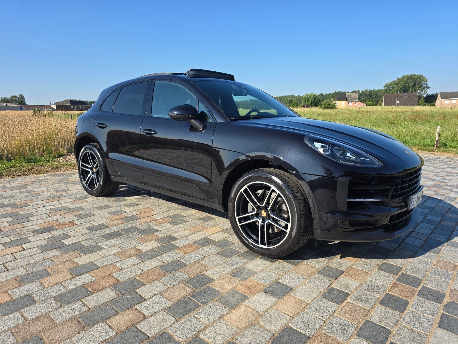 Porsche Macan S 3.0 V6 benzine showroom staat blanco gvv!!!, Auto's, Porsche, 2995 cc, Zwart, Leder, Bedrijf