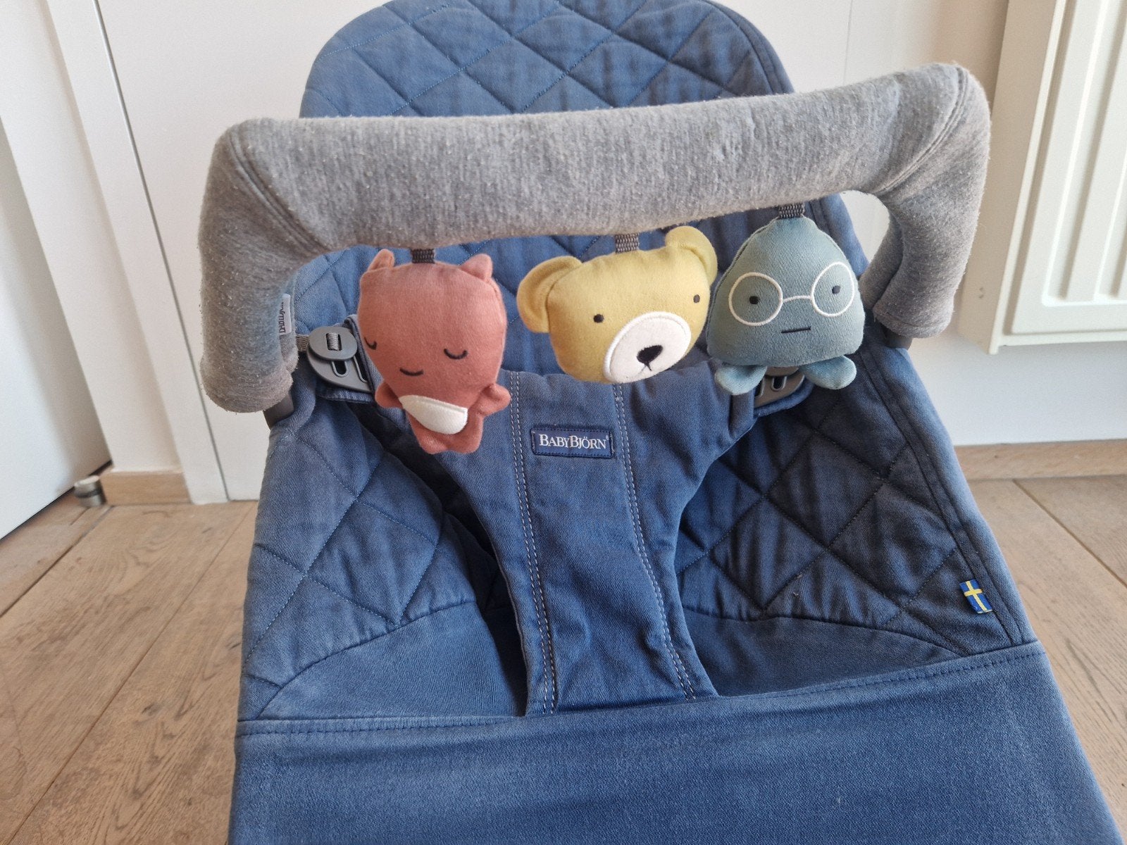 Transat Babybjorn + hochet, Enfants & Bébés, Autres marques, Avec ceinture(s), Enlèvement, Utilisé