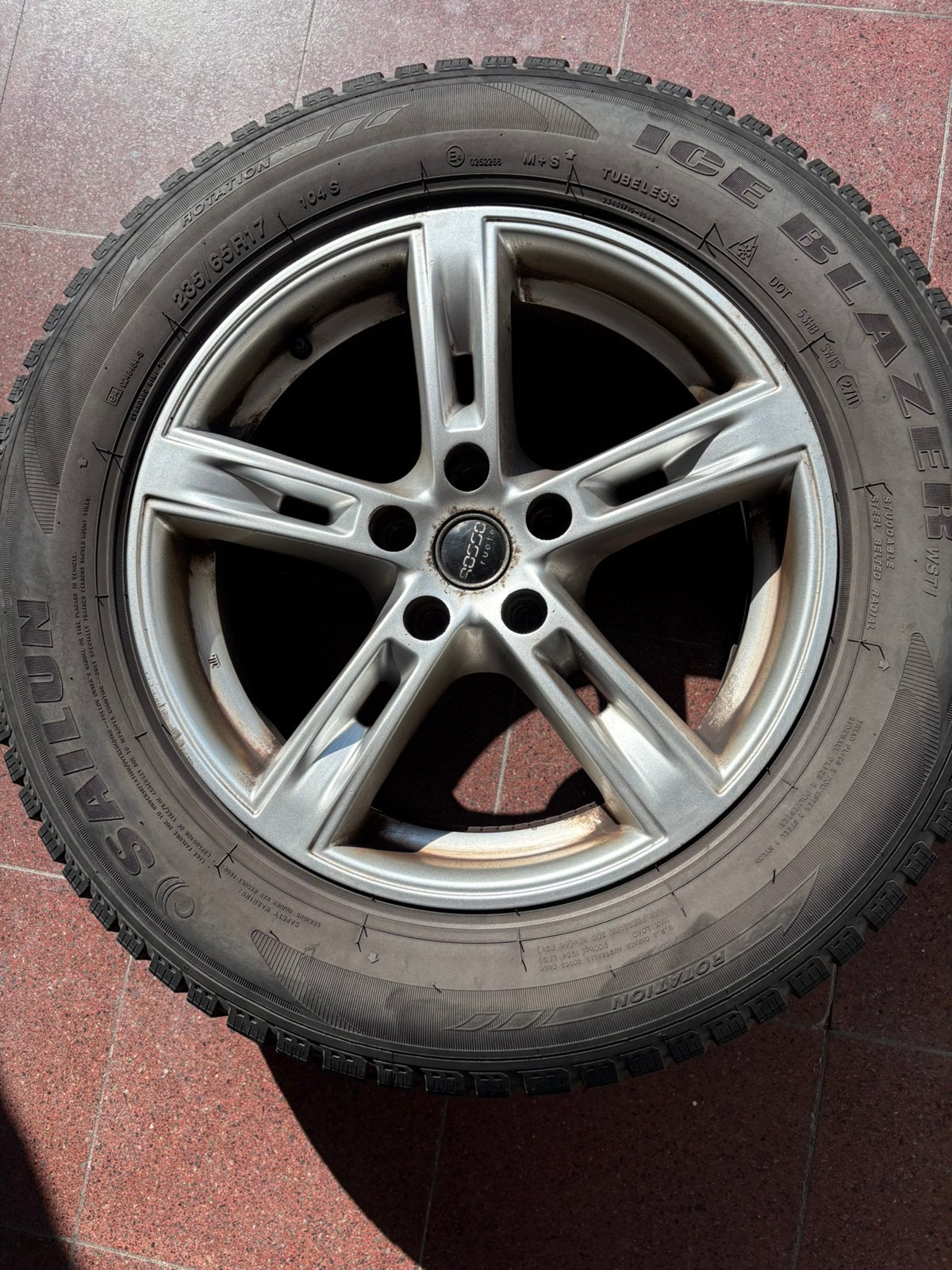 Winterbanden Audi Q5, Ophalen, Velg(en), 17 inch, Winterbanden