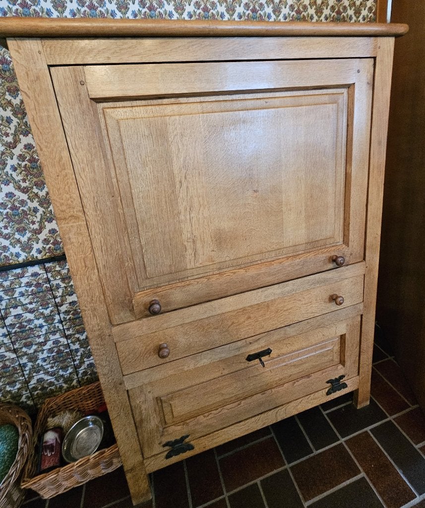 Meuble TV en chêne, Maison & Meubles, 100 à 150 cm, Utilisé, Chêne, 50 à 75 cm