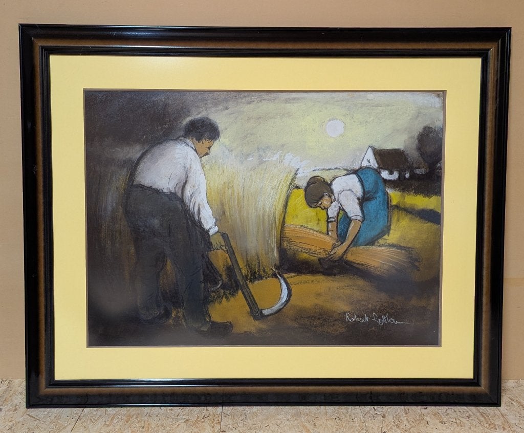 Peinture de Robert De Man, Antiquités & Art, Enlèvement, Classique, Sous verre, Paysage