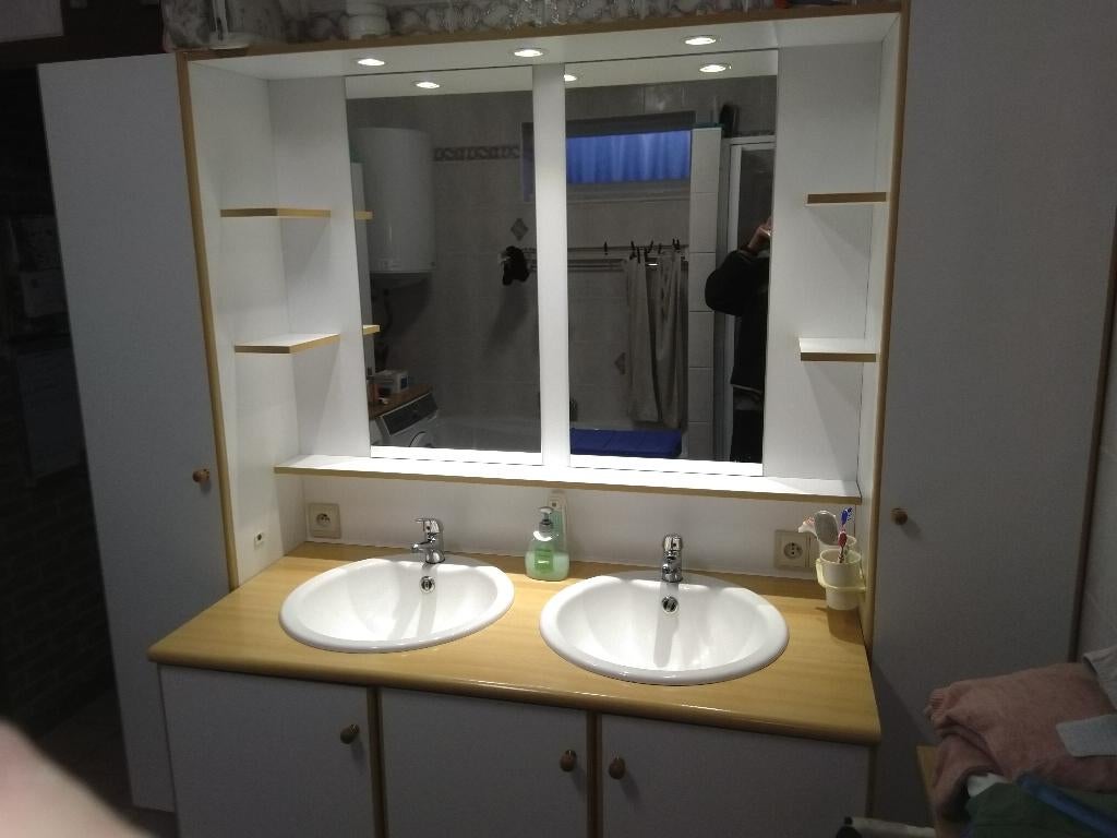 Badkamermeubel, Huis en Inrichting, Ophalen, Gebruikt, 150 tot 200 cm, 150 tot 200 cm