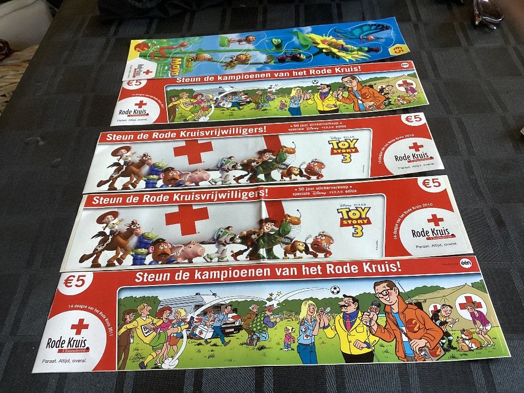 Rode kruis stickers, Verzamelen, Ophalen
