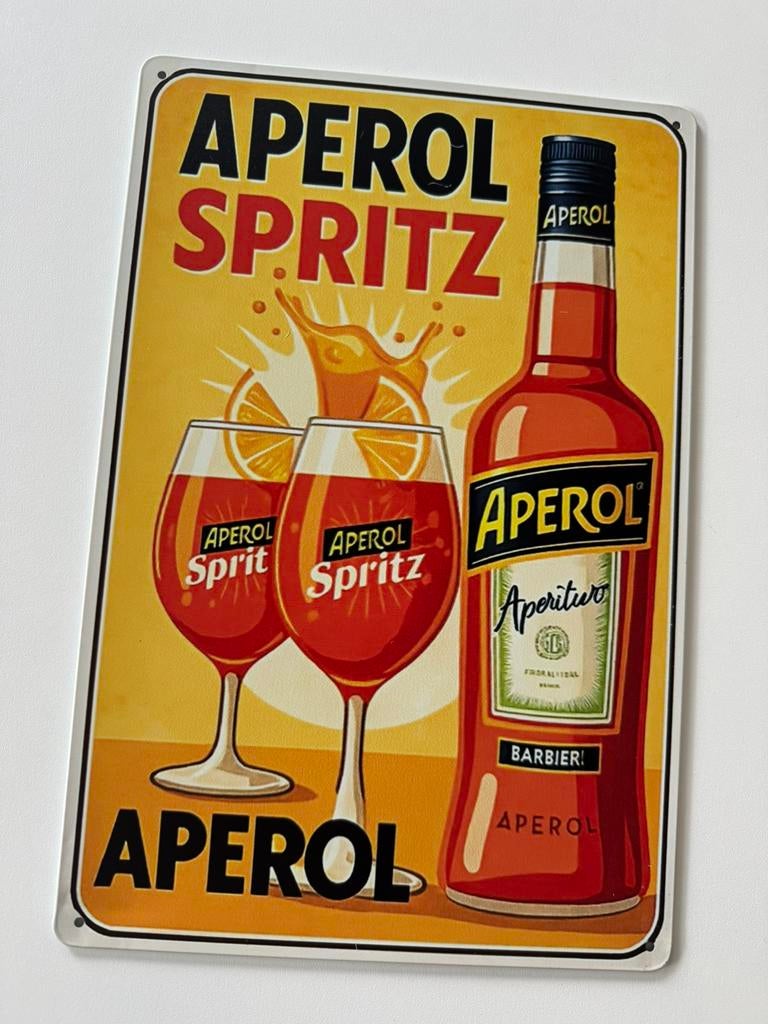Panneau d'affichage en métal Aperol, Enlèvement ou Envoi, Neuf, Panneau publicitaire