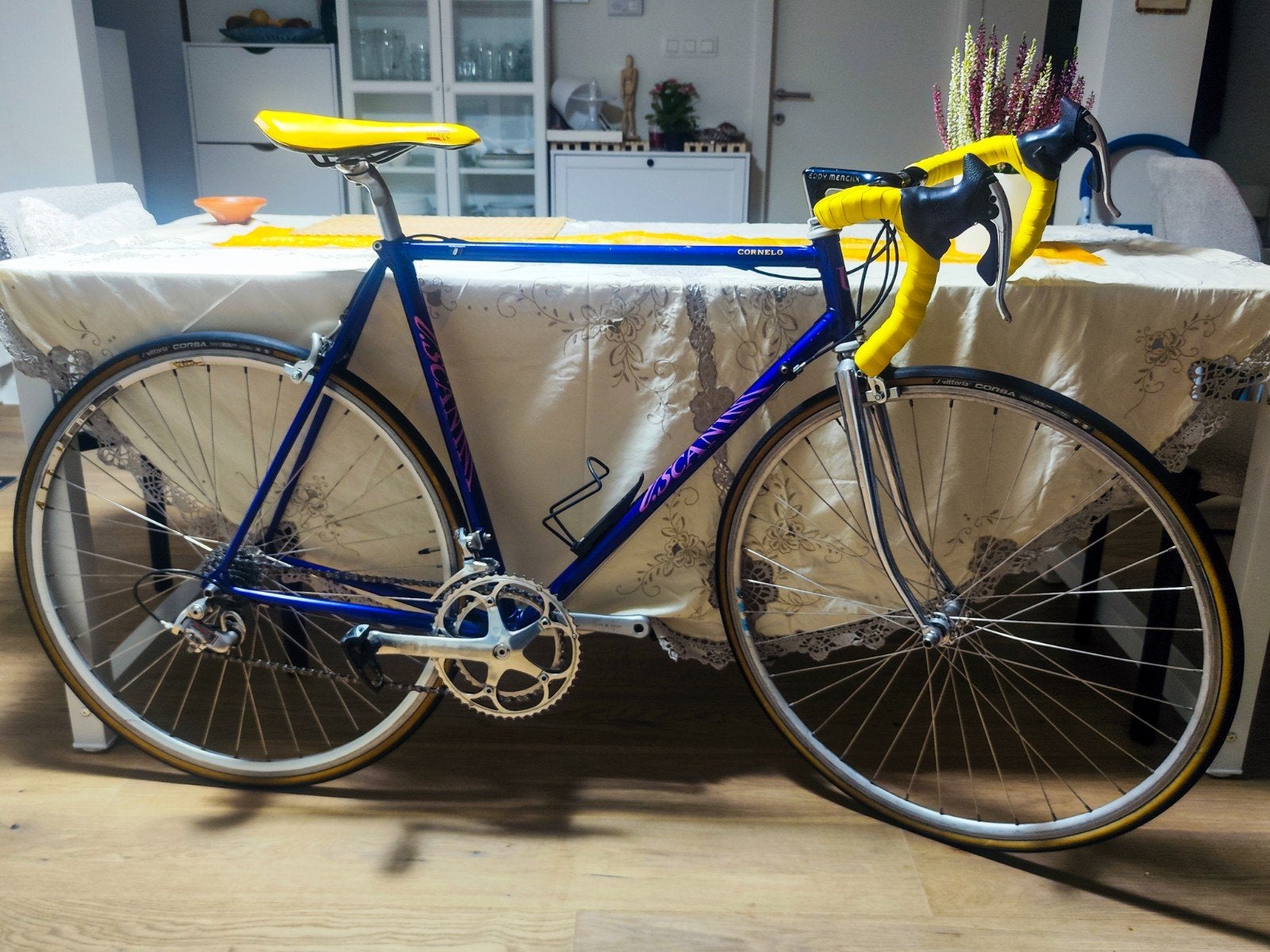 Midnight Purple Koersfiets Uscannini 90's, Neuf, Autres marques, Frein sur jante, Aluminium
