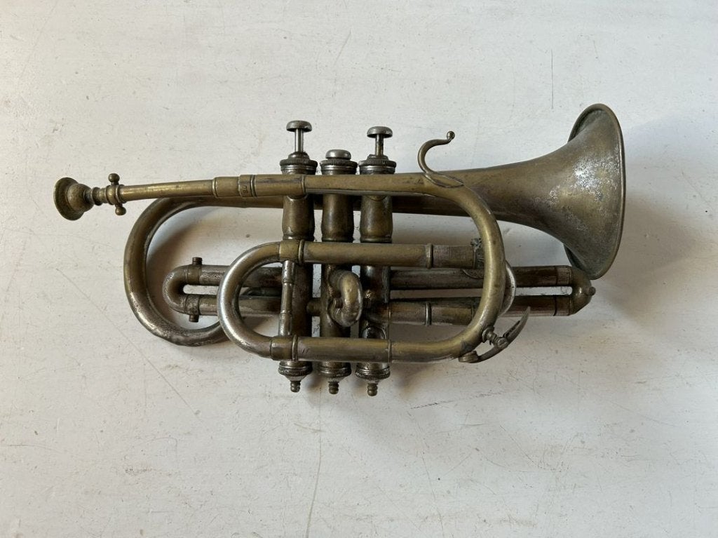 Cornet of trompet - E. Dupeyrat, Musique & Instruments, Instruments à vent | Trompettes, Utilisé, Autres types, Enlèvement ou Envoi