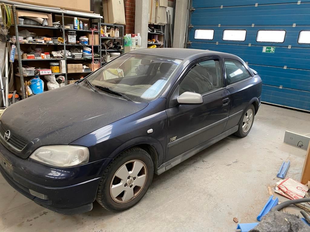 Opel astra g, Auto's, Voorwielaandrijving, Stof, Zwart, 4 cilinders
