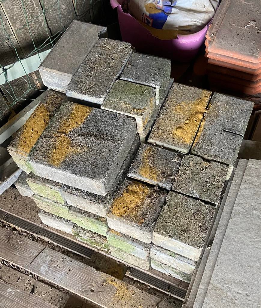 Gratis op te halen: klinkers, Tuin en Terras, Ophalen, Gebruikt