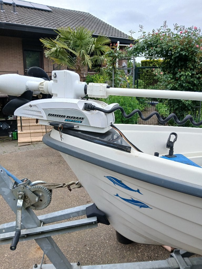 Electrische boot motor, Ophalen, Kunststof, Gebruikt, Met afstandsbediening